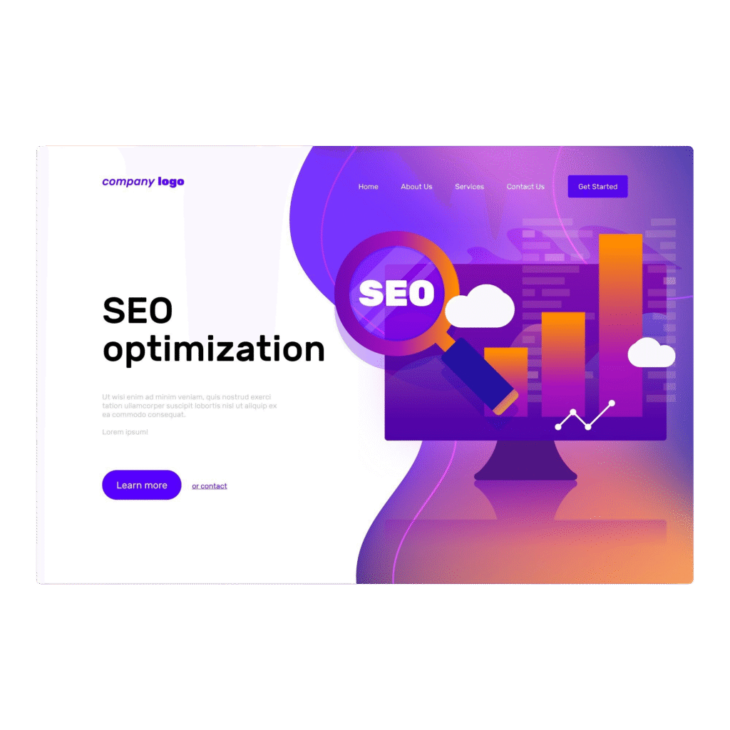 plantilla pagina destino concepto seo plantilla pagina destino concepto seo